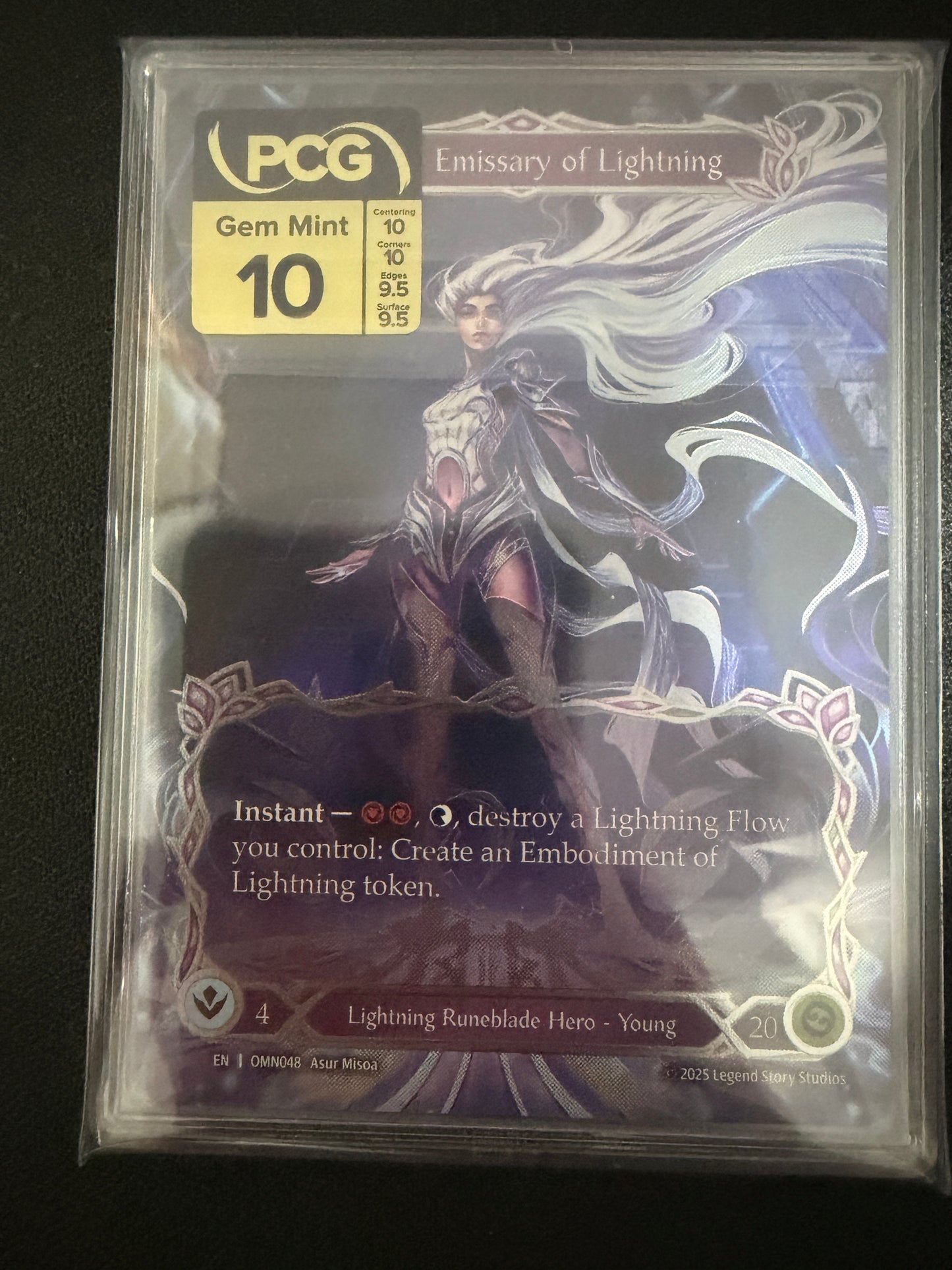 Aurora, Emissary Marvel CF Gem Mint 10 Graded Slim Slab