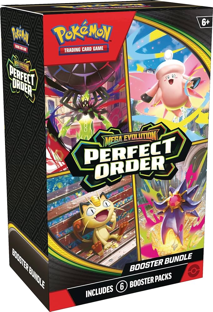 Pokemon TCG Mega Evolutions 3 Perfect Order Booster Bundle