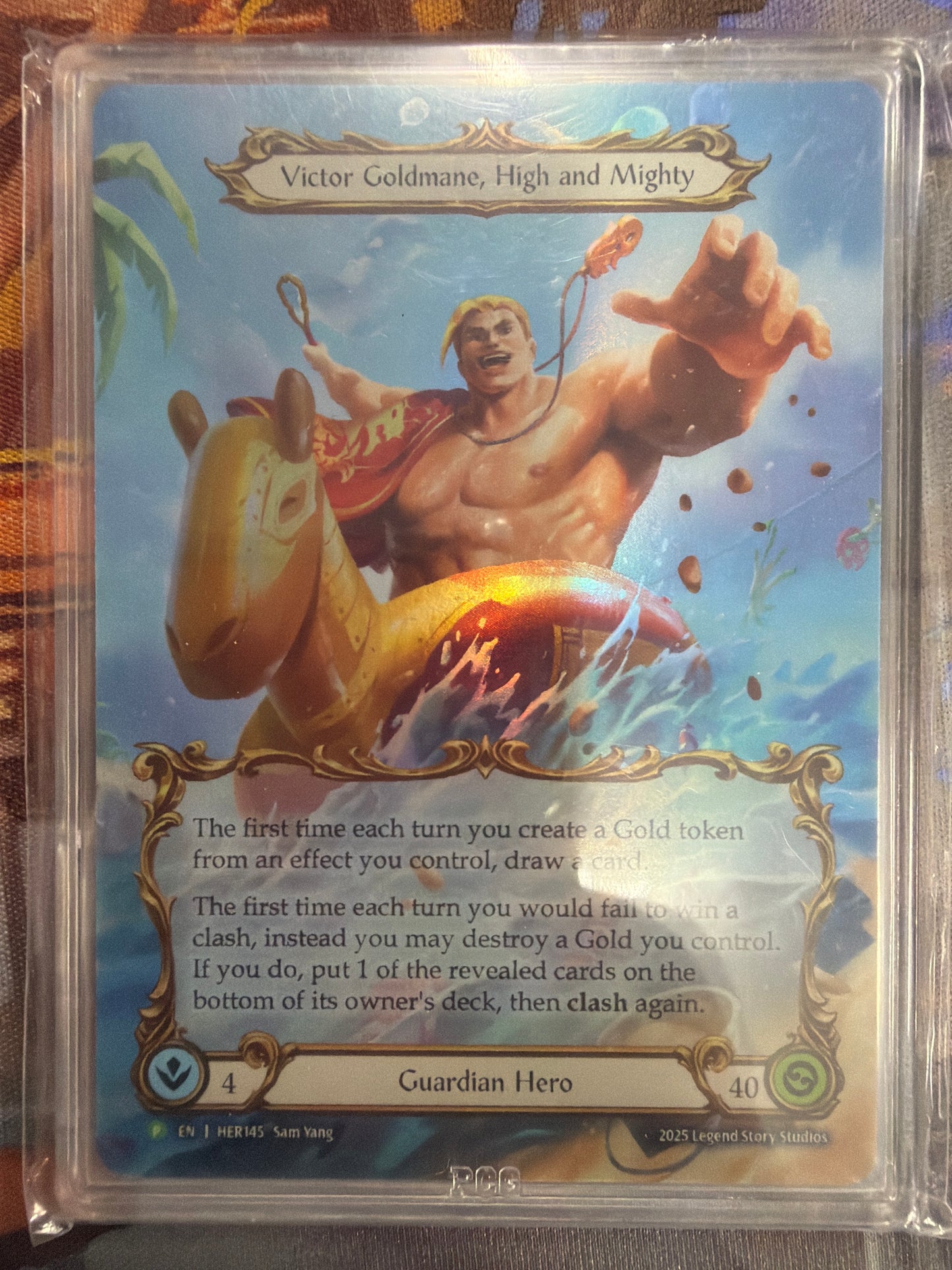 Victor Goldmane, High and Mighty Graded PCG Gem Mint 10