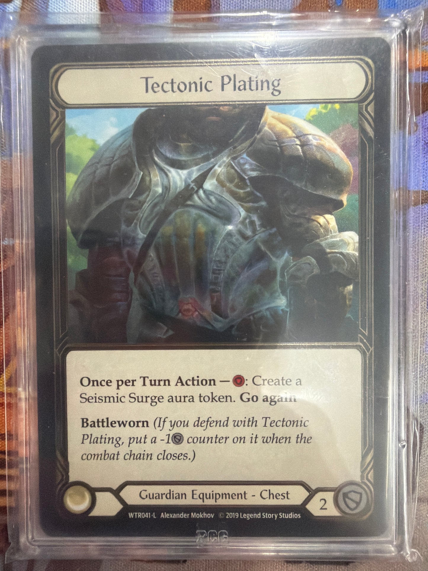 Tectonic Plating Cold Foil ALPHA Graded PCG Gem Mint 9.5