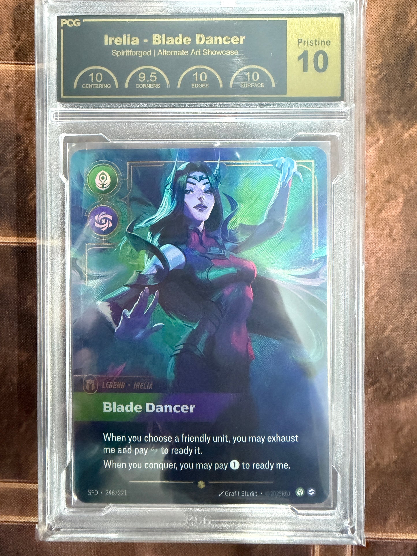 Irelia Blade Dancer Overnumbered Graded Pristine 10