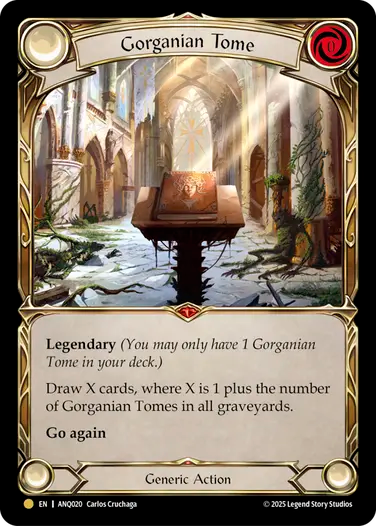 Gorganian Tome Antiquity Cold Foil