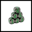 Heavy Rollers D6 Dice Set w/ Magnetic Case