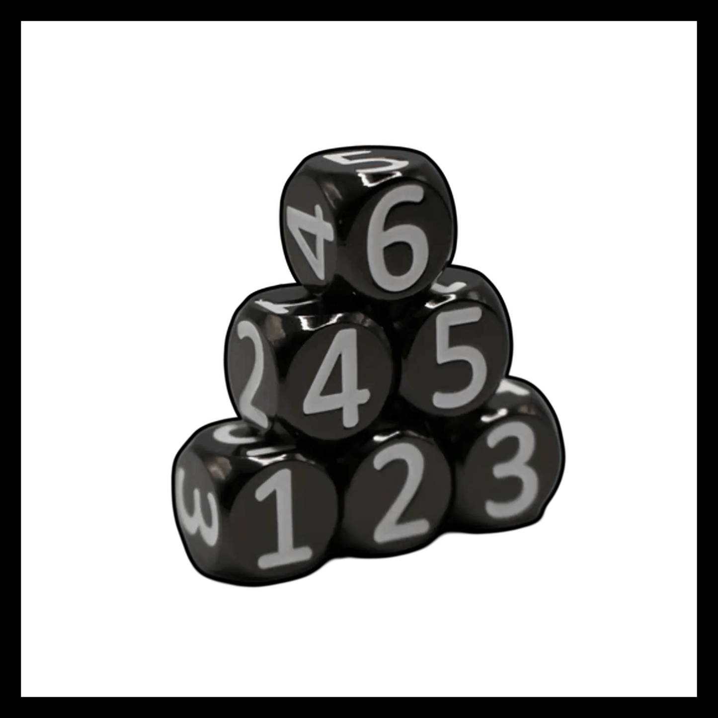 Heavy Rollers D6 Dice Set w/ Magnetic Case