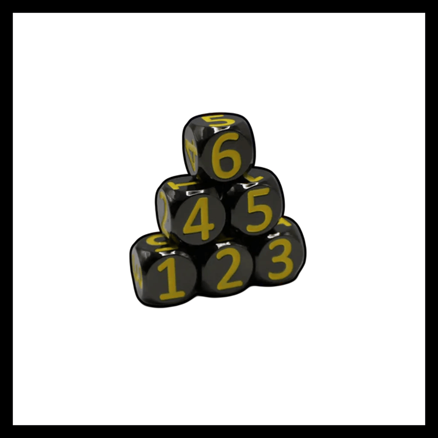Heavy Rollers D6 Dice Set w/ Magnetic Case