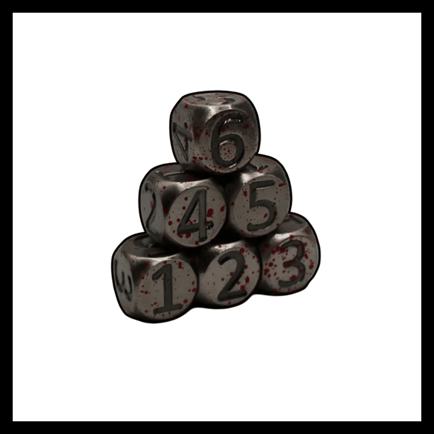 Heavy Rollers D6 Dice Set w/ Magnetic Case