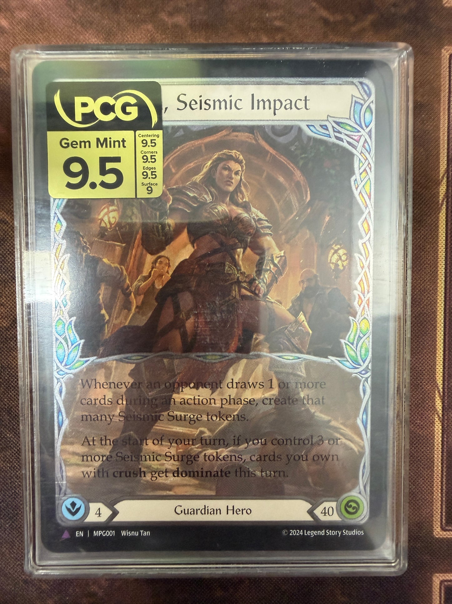 Valda, Seismic Impact CF Marvel Gem Mint 9.5 PCG Graded (Slim Slab)