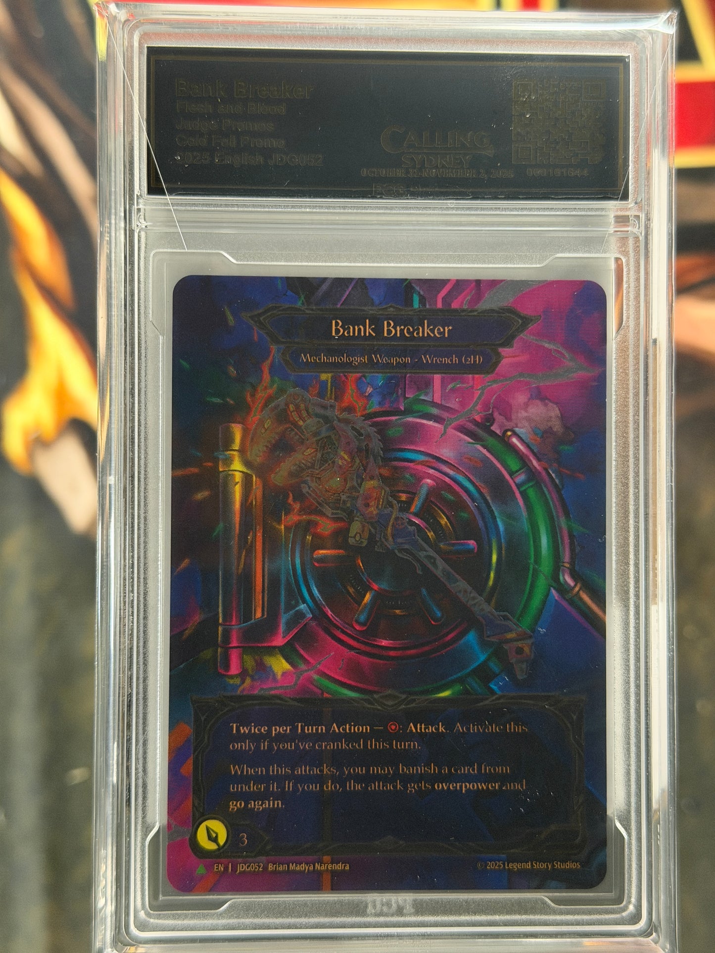 Construct Bank Breaker CF Marvel Graded PCG Pristine 10