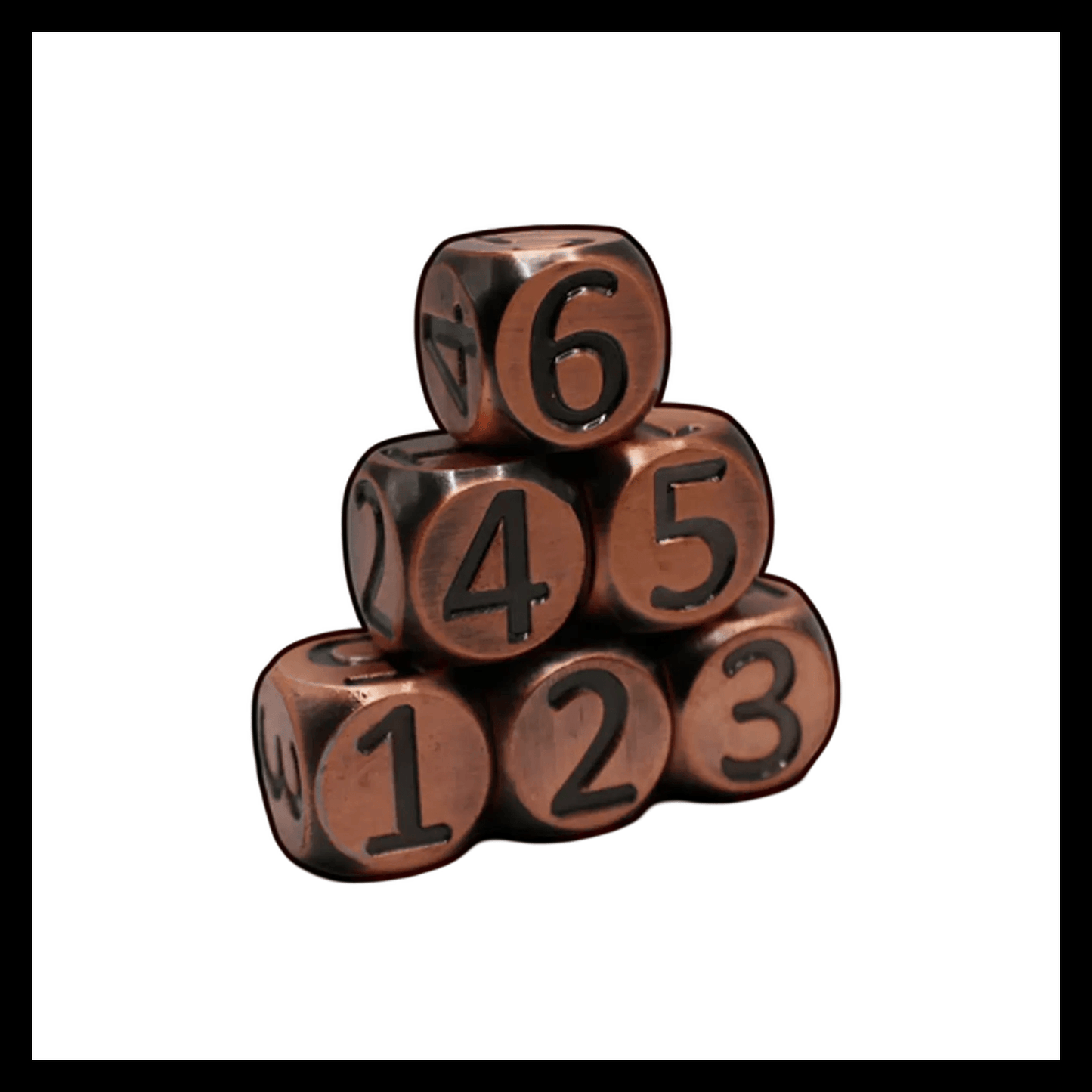 Heavy Rollers D6 Dice Set w/ Magnetic Case
