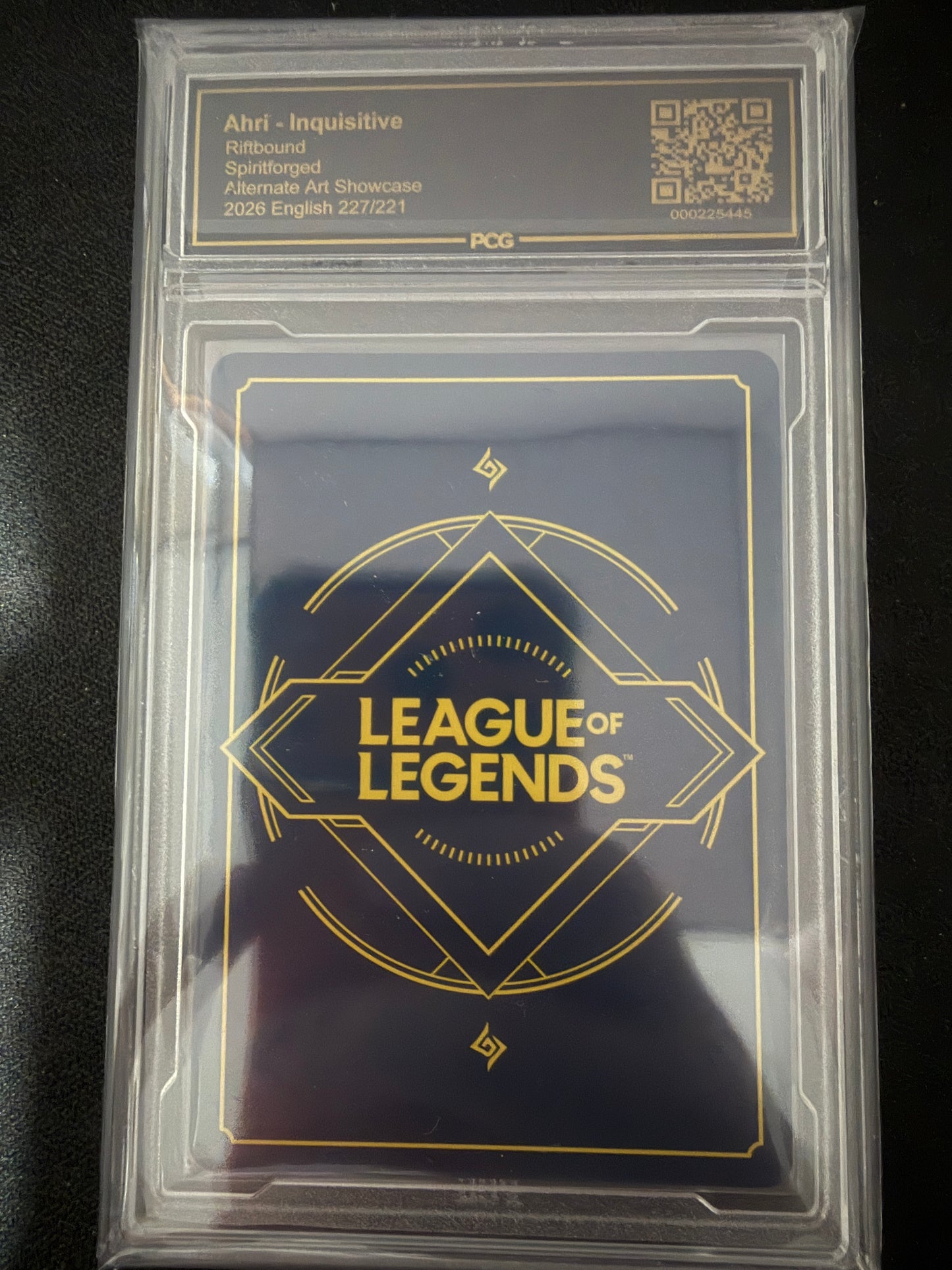 Ahri Inquisitive Overnumber Pristine 10 PCG
