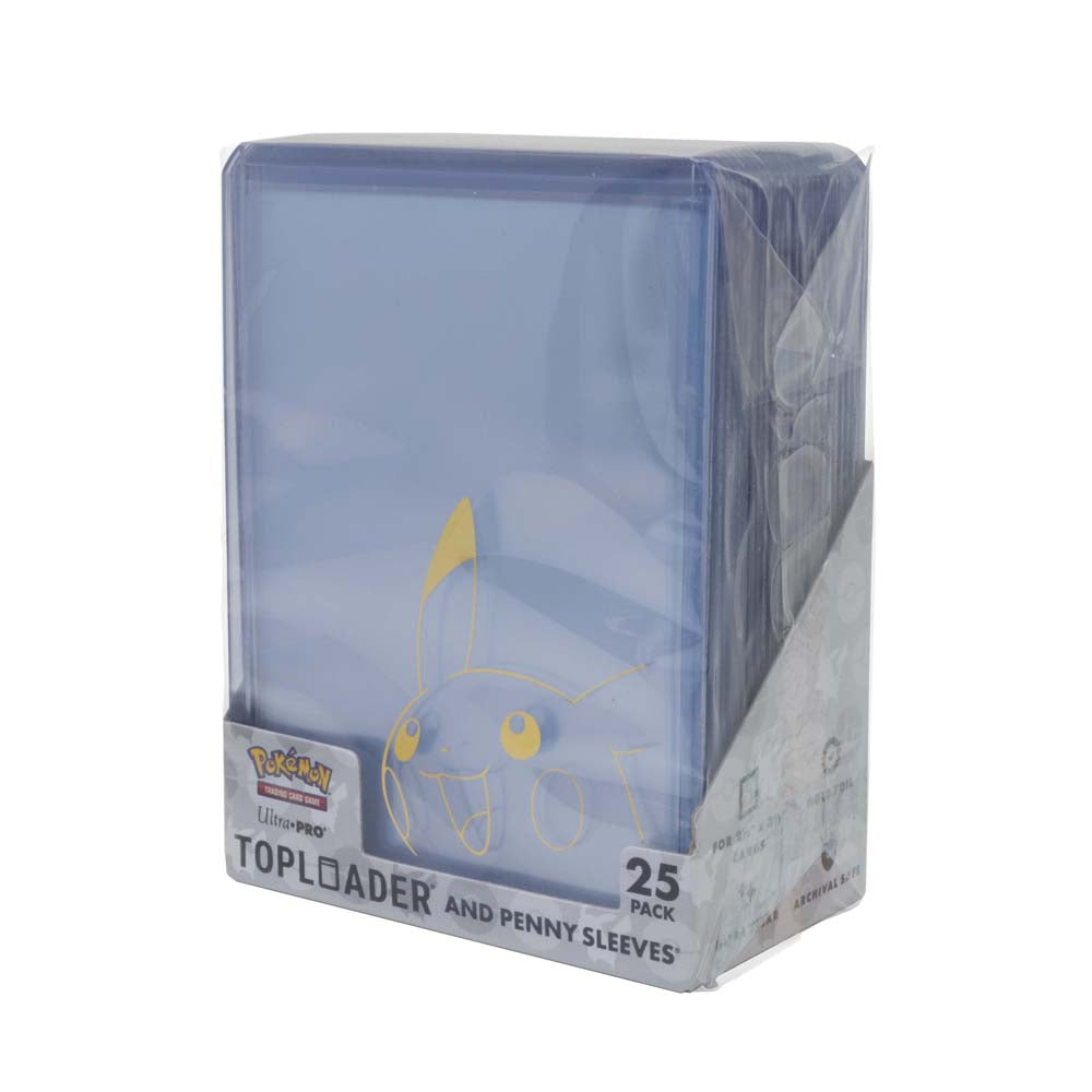 Ultra Pro - Pikachu TOPLOADER® and PENNY SLEEVES® Combo Pack of 25