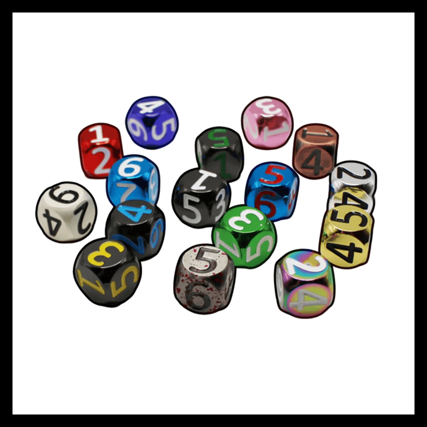 Heavy Rollers D6 Dice Set w/ Magnetic Case