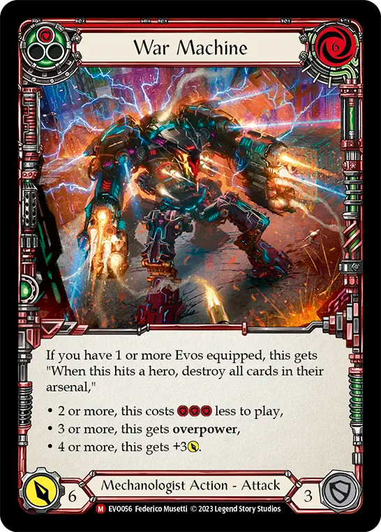 War Machine Rainbow Foil
