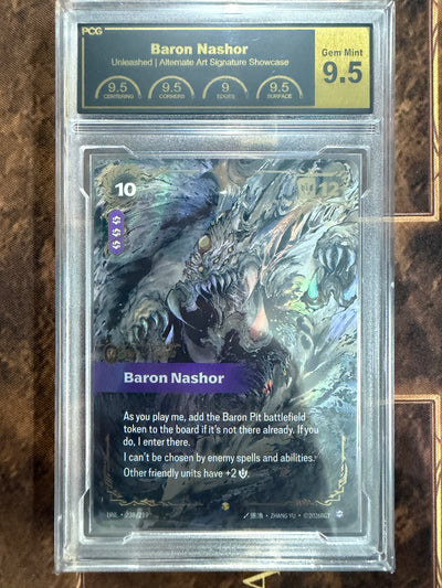 Baron Nashor Ultimate Rare Overnumbered Graded Gem Mint 9.5
