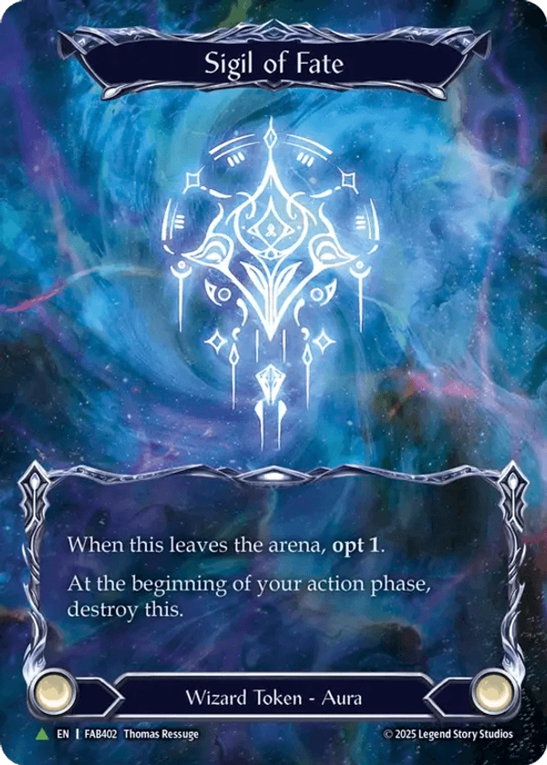 Sigil of Fate Cold Foil Promo