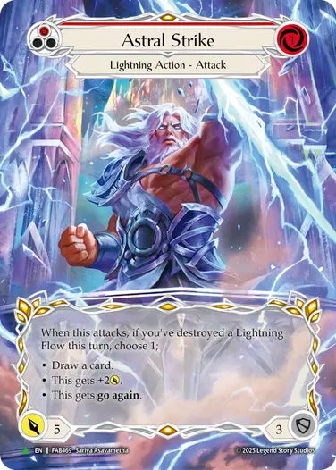 Astral Strike Marvel Cold Foil Promo
