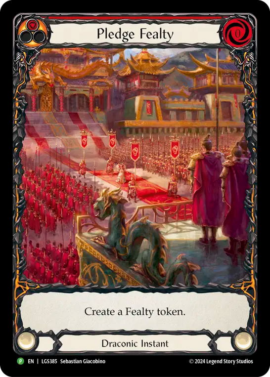 Pledge Fealty Rainbow Foil Promo