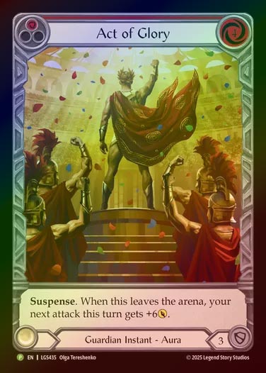Act of Glory Cold Foil Promo