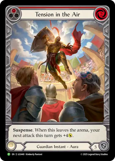 Tension in the Air  Cold Foil Promo