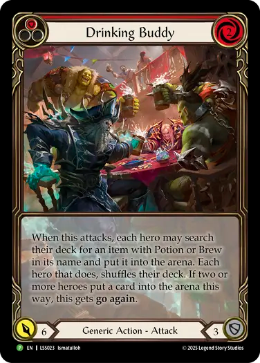Drinking Buddy - LSS023 - Flesh and Blood: Promo Cards Rainbow Foil