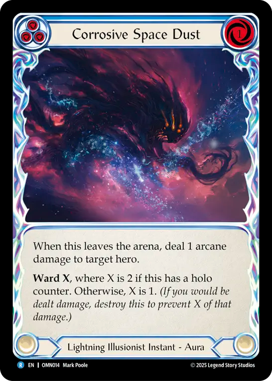 Corrosive Space Dust (Blue) Rainbow Foil