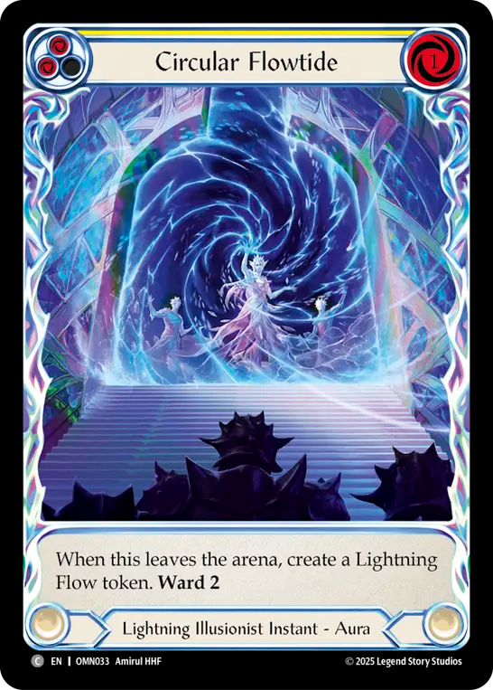 Circular Flowtide Cold Foil