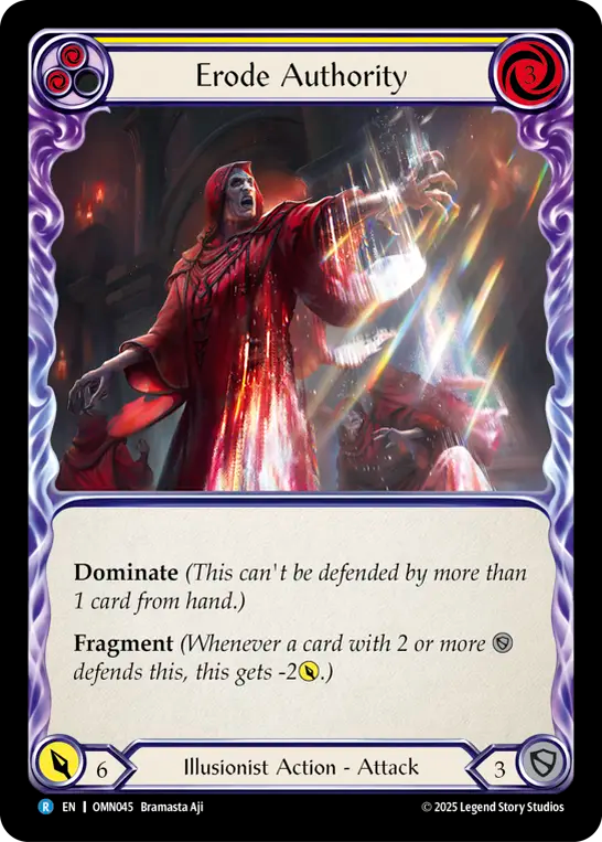 Erode Authority (Yellow) Rainbow Foil