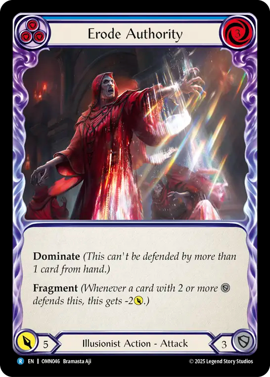Erode Authority (Blue) Rainbow Foil