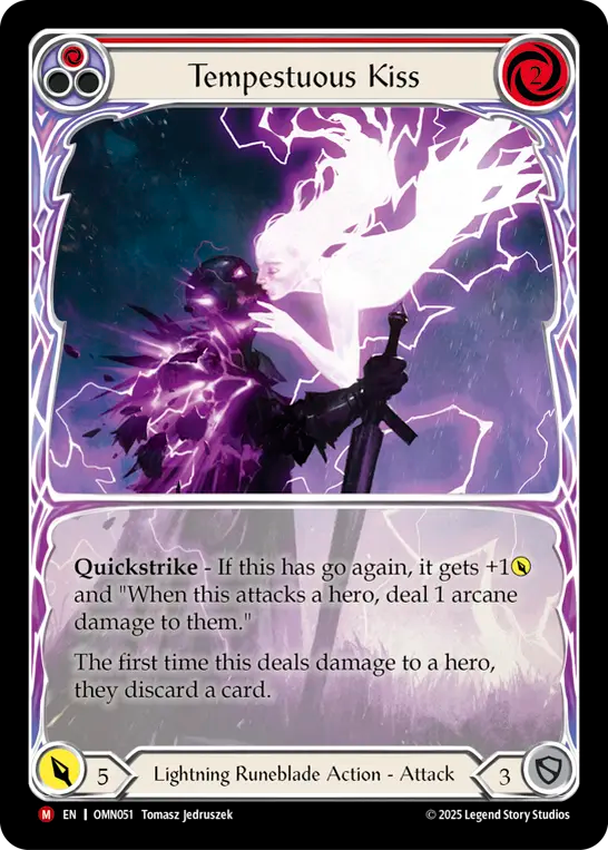 Tempestuous Kiss Cold Foil