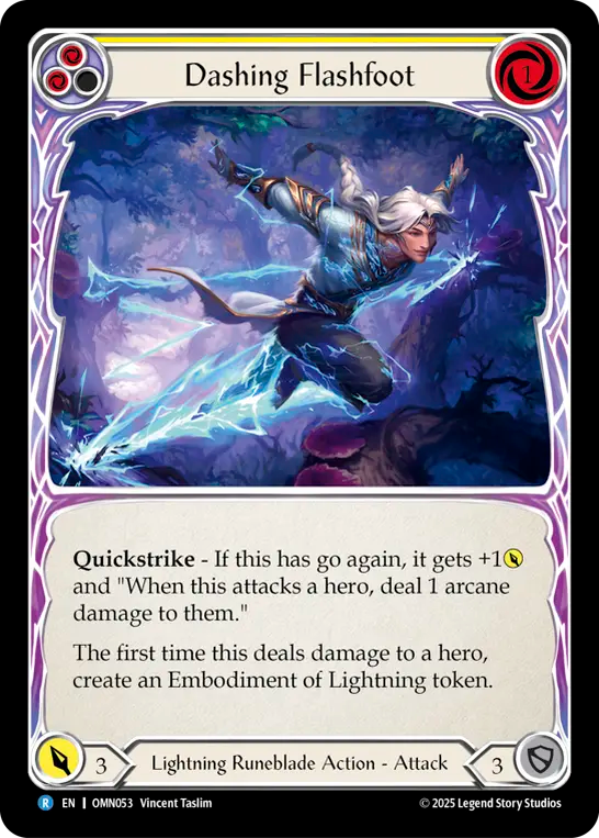 Dashing Flashfoot Rainbow Foil