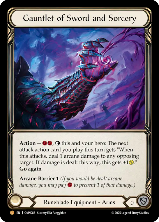Gauntlet of Sword and Sorcery Cold Foil