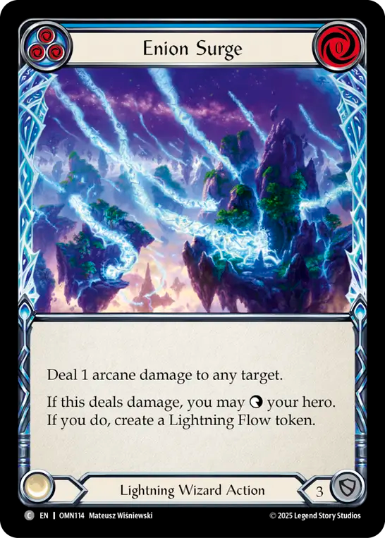 Enion Surge (Blue) Rainbow Foil