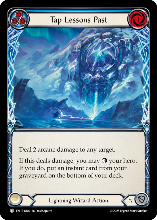 Tap Lessons Past (Blue) Rainbow Foil
