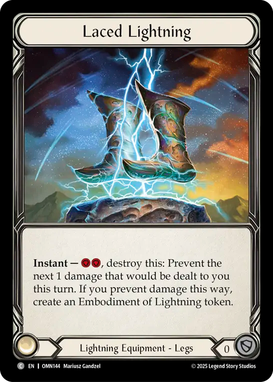 Laced Lightning Cold Foil