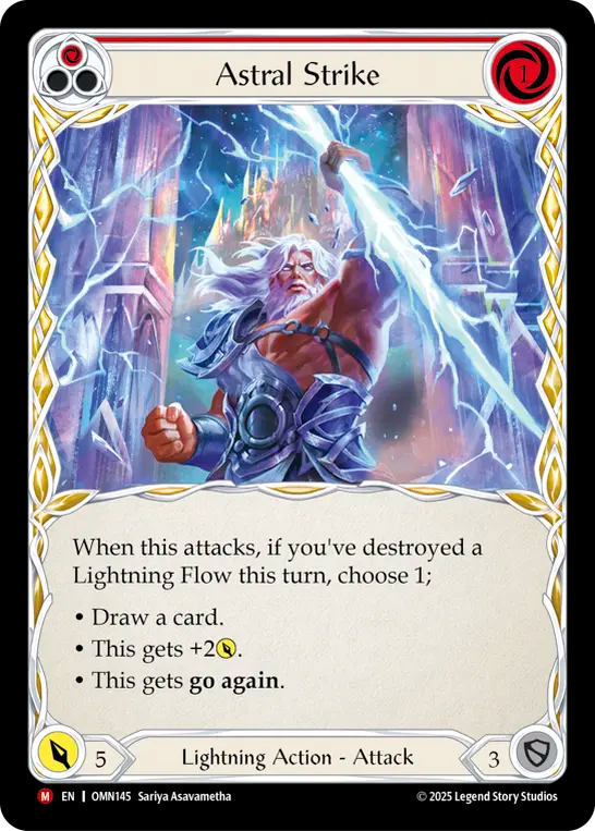 Astral Strike Rainbow Foil