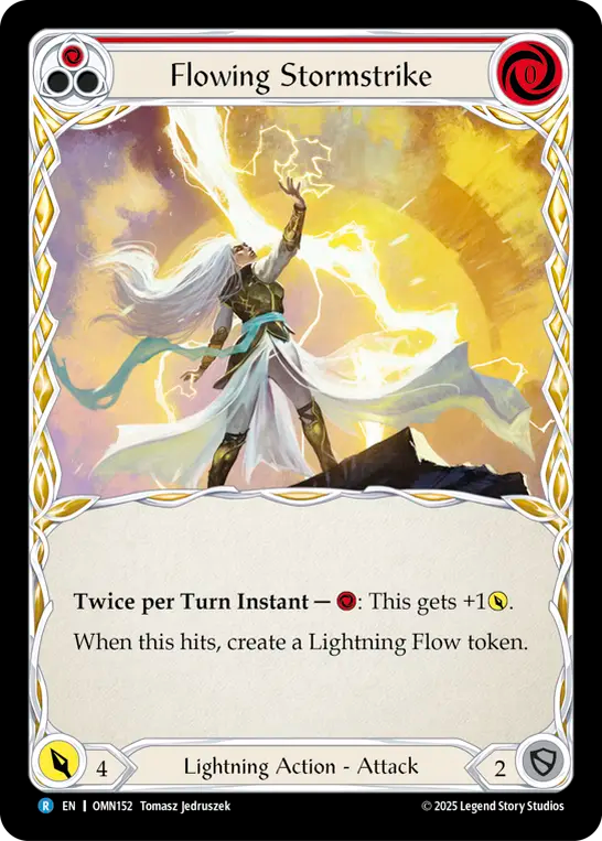 Flowing Stormstrike Rainbow Foil