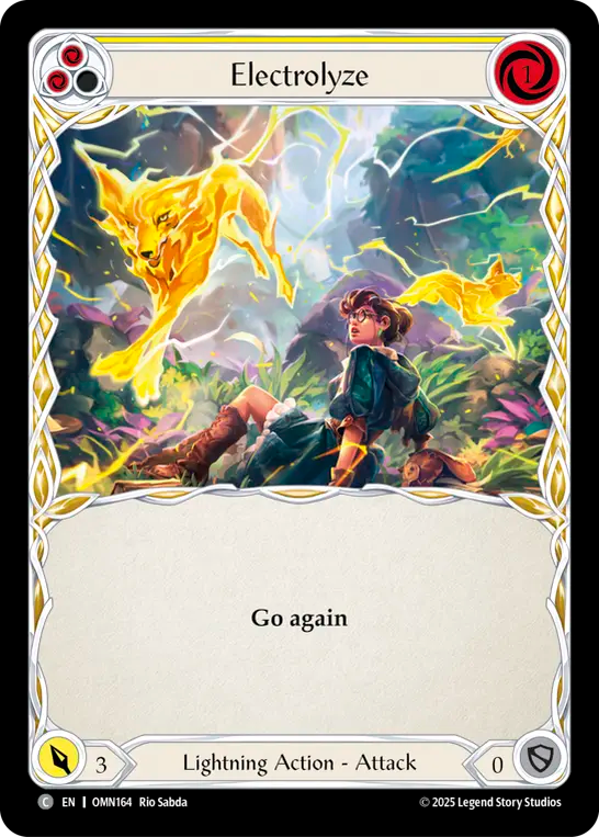 Electrolyze (Yellow) Rainbow Foil