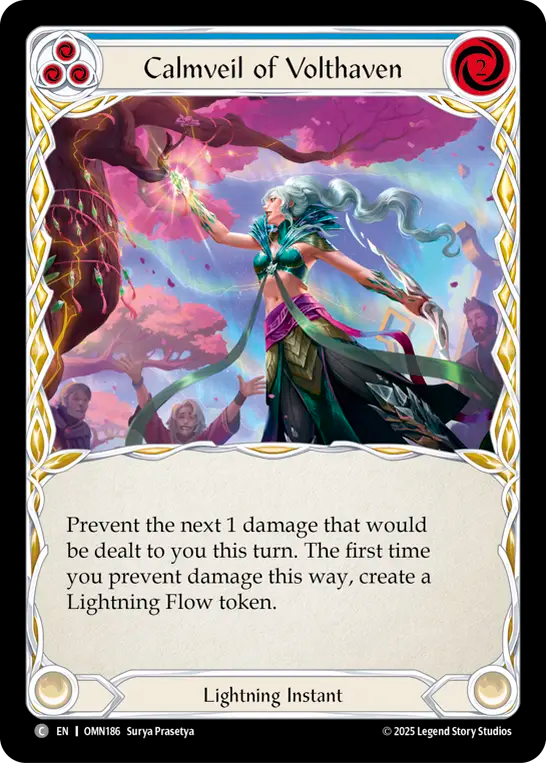 Calmveil of Volthaven (Blue) Rainbow Foil