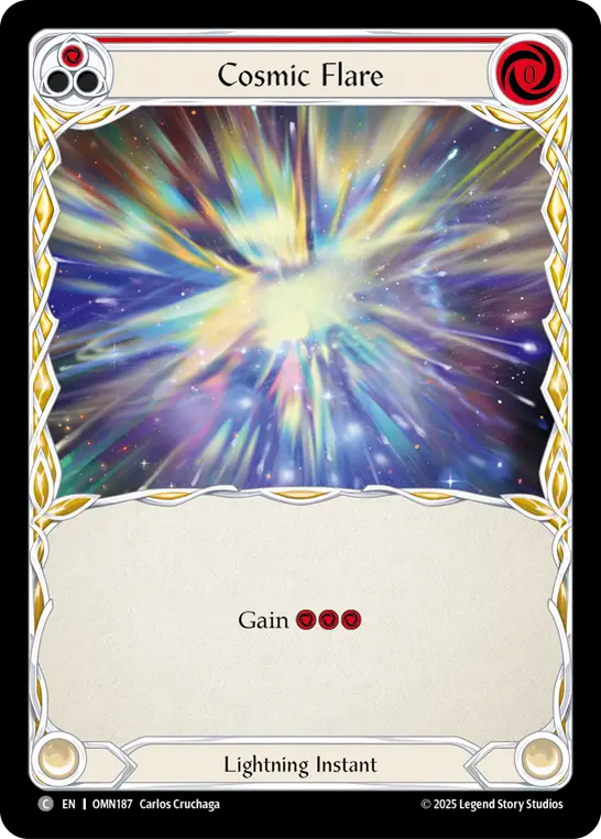 Cosmic Flare Rainbow Foil