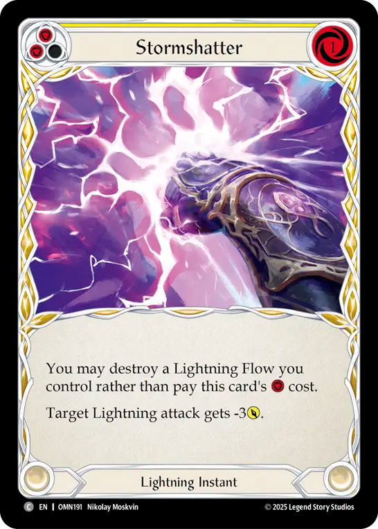 Stormshatter Rainbow Foil