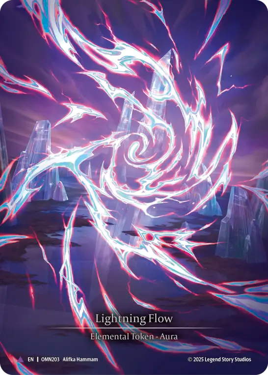 Lightning Flow Purple Blue Marvel
