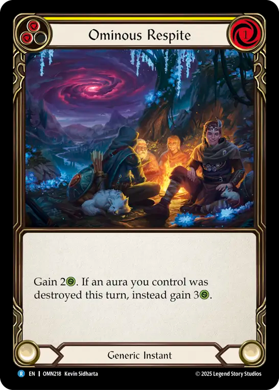 Ominous Respite Rainbow Foil