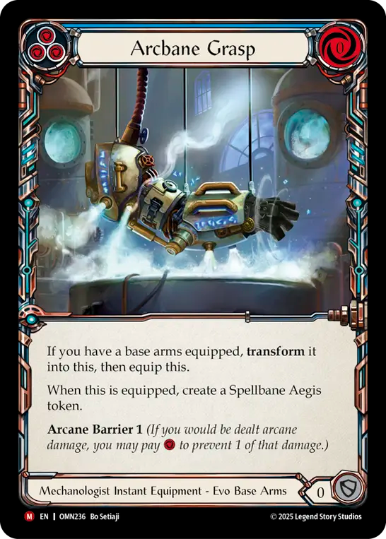 Arcbane Grasp Cold Foil