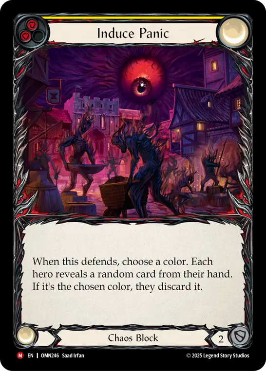 Induce Panic Rainbow Foil