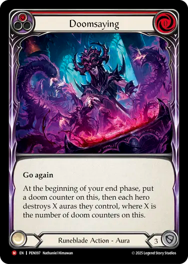 Doomsaying Rainbow Foil