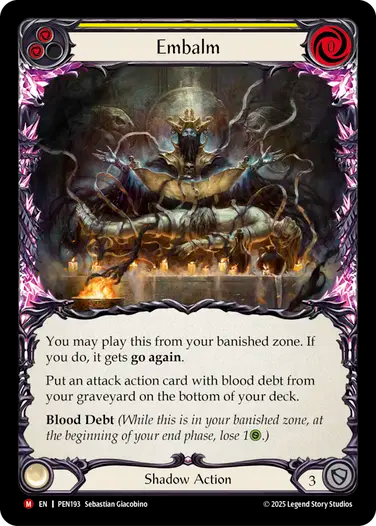 Embalm Rainbow Foil