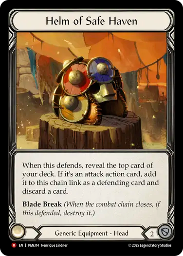Helm Of Safe Haven Cold Foil