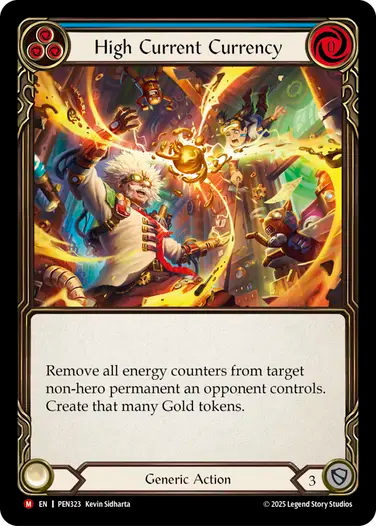 High Current Currency Rainbow Foil