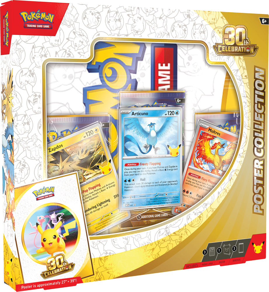 Pokémon TCG: 30th Celebration Poster Collection (PREORDER)