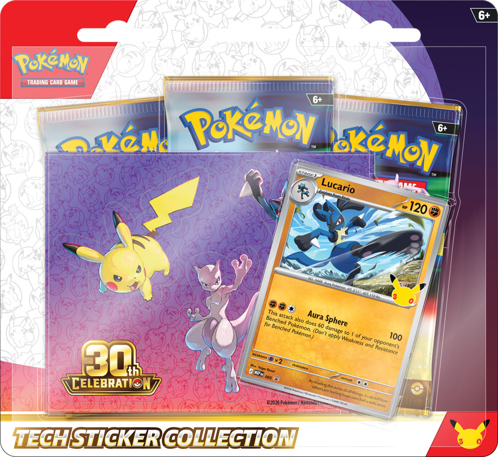 Pokémon TCG: 30th Celebration Tech Sticker Collection (PREORDER)